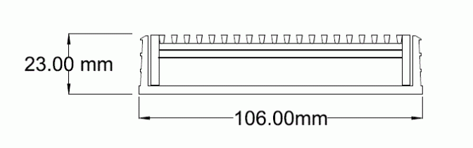 100MNDGALLBL20 Linear Drain