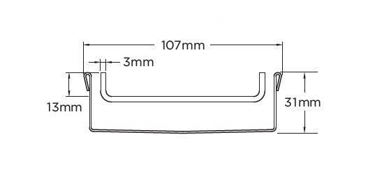 100Tii30MTL Tile Insert Drain